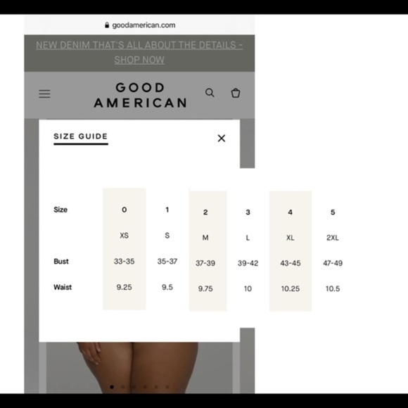 Good American Mixed Velvet Bodysuit in size 14 /16 - Picture 4 of 4